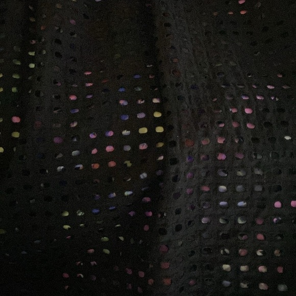 Lane Bryant Black Eyelet Sleeveless Cotton Fit And Flare Plus Size 22 Dress - Picture 9 of 9